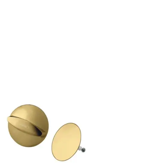 hansgrohe Flexaplus Fertigset Ablauf- und Überlaufgarnitur Polished Gold Optic, 58185990, Artikel in Kategorie